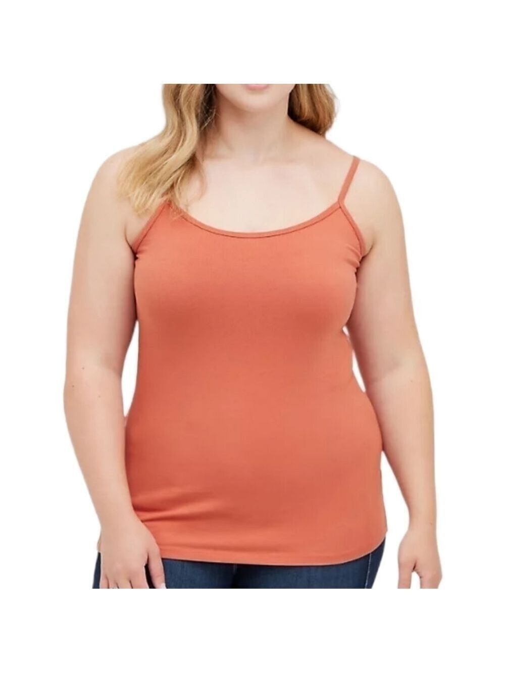 3X • Torrid • FOXY SCOOP NECK CAMI - REDWOOD